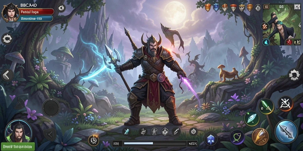 Tampilan gameplay RPG yang menarik dan mendebarkan di BBCA4D.
