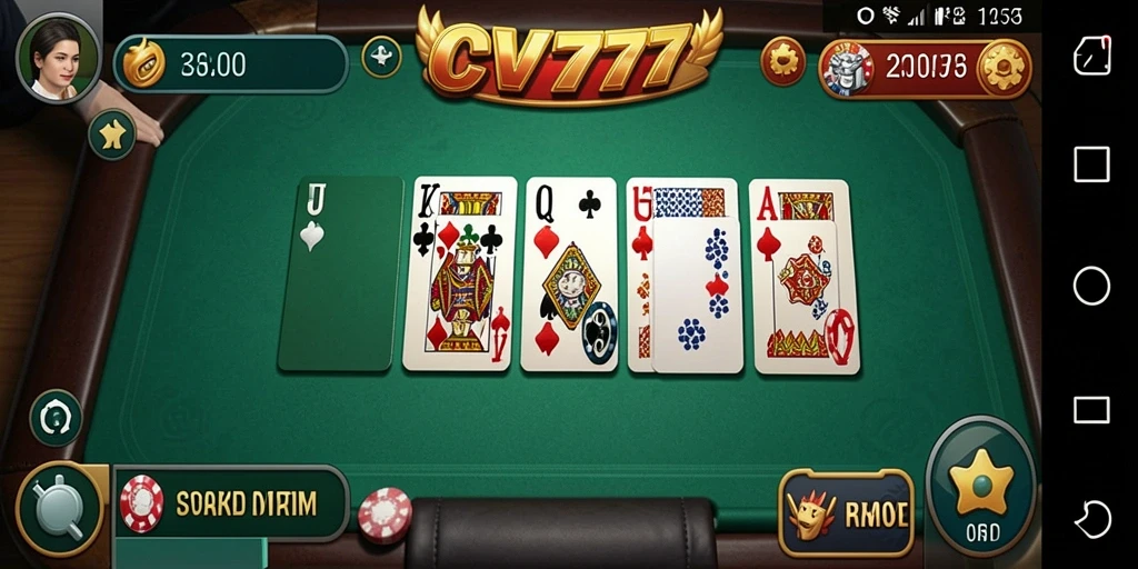Tangkapan layar menunjukkan gameplay seru di CV777.