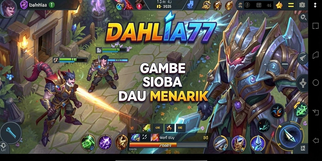 Tampilan gameplay seru di DAHLIA77 dengan karakter unik.