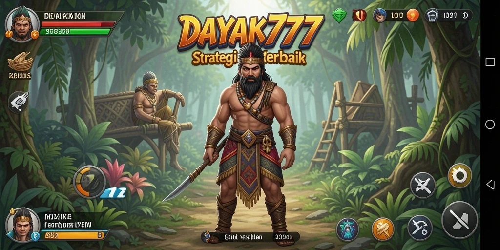 Screenshot utama DAYAK777 menampilkan aksi strategis yang mendebarkan.