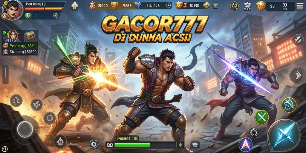 Tampilan gameplay mendebarkan dalam GACOR777, penuh aksi dan tantangan.