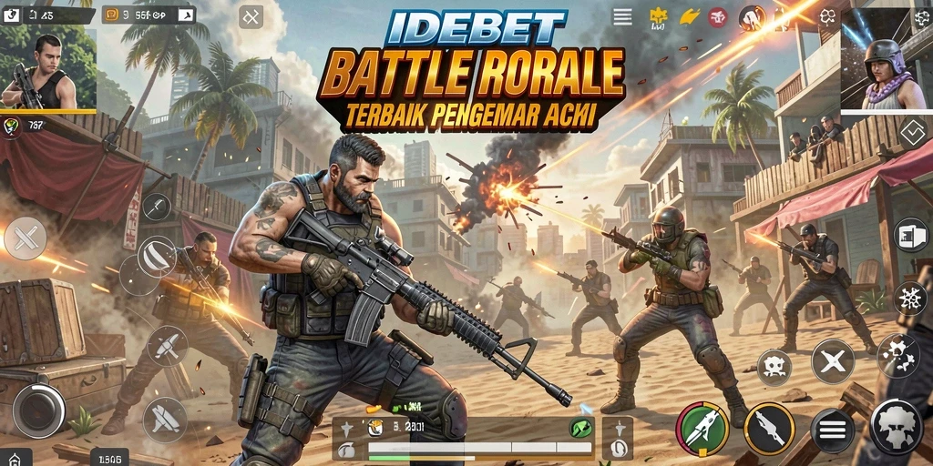 Screenshot gameplay IDBET menampilkan aksi pertempuran seru.
