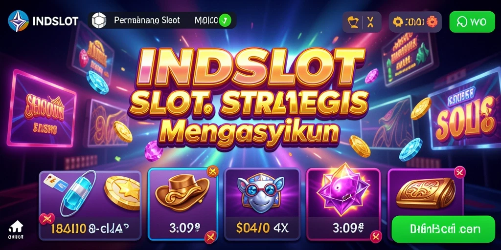 Tampilan gameplay mengasyikkan dari INDSLOT dengan elemen strategi.