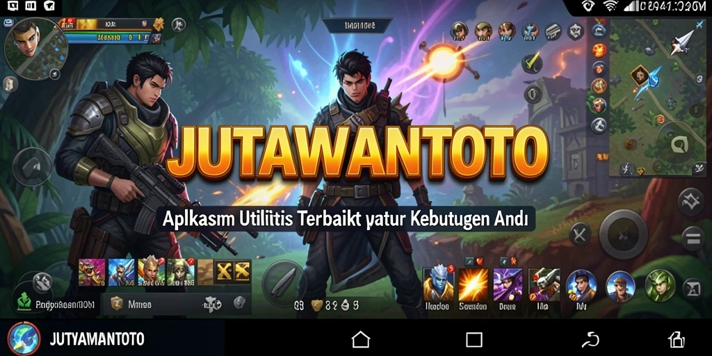 Tampilan antarmuka JUTAWANTOTO yang bersih dan terorganisir.