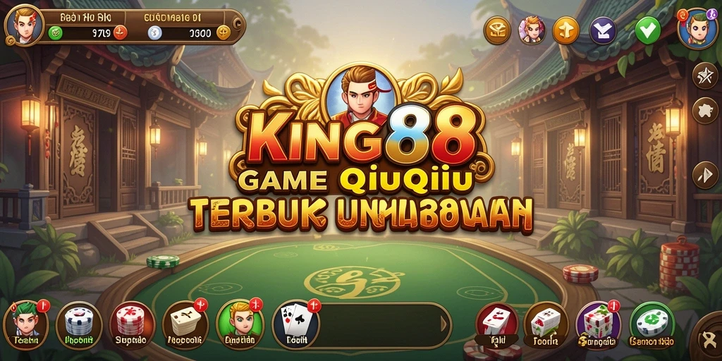 Gameplay KING88 yang menegangkan dengan kartu QiuQiu.