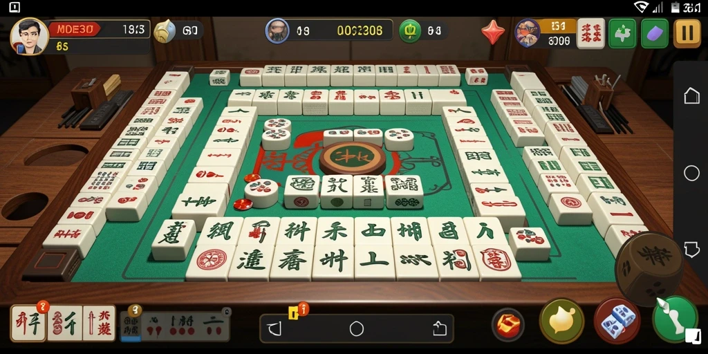 Tampilan gameplay Mahjong yang seru dan mengasyikkan dari MODE303.