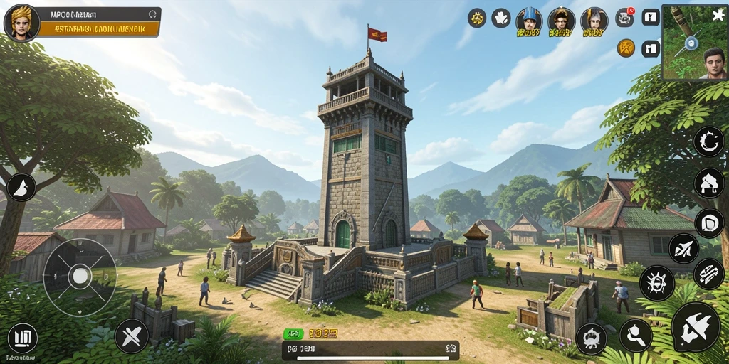 Gameplay seru Tower Defense di MPO08 dengan strategi menara yang menantang.