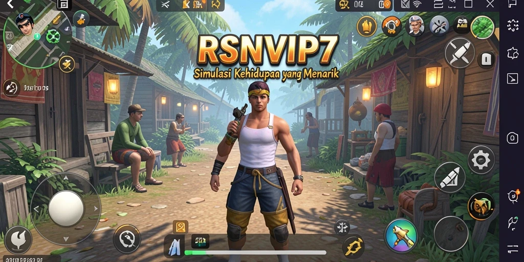Gameplay menarik RSNVIP7 dengan elemen simulasi yang kaya.