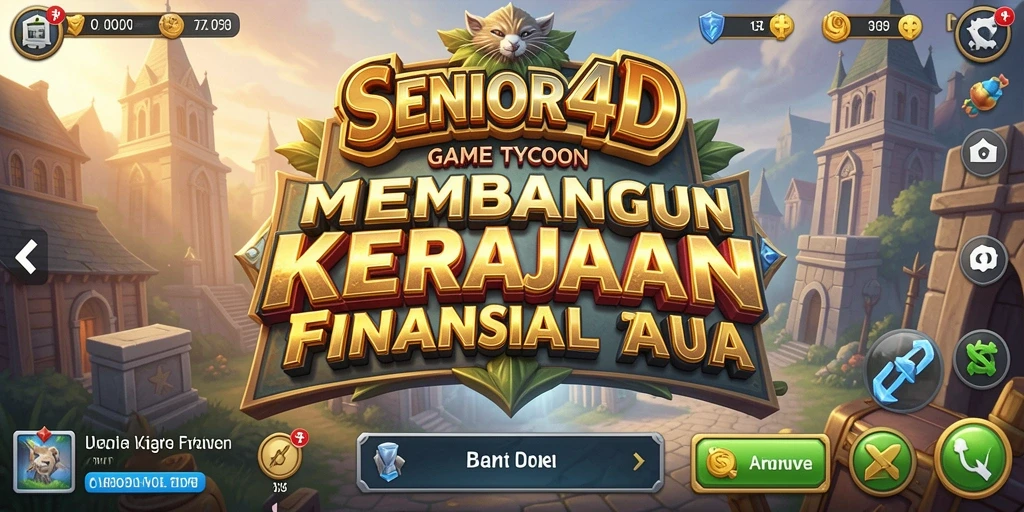 Tampilan screenshot <strong>SENIOR4D</strong> menampilkan gameplay seru dalam membangun bisnis.