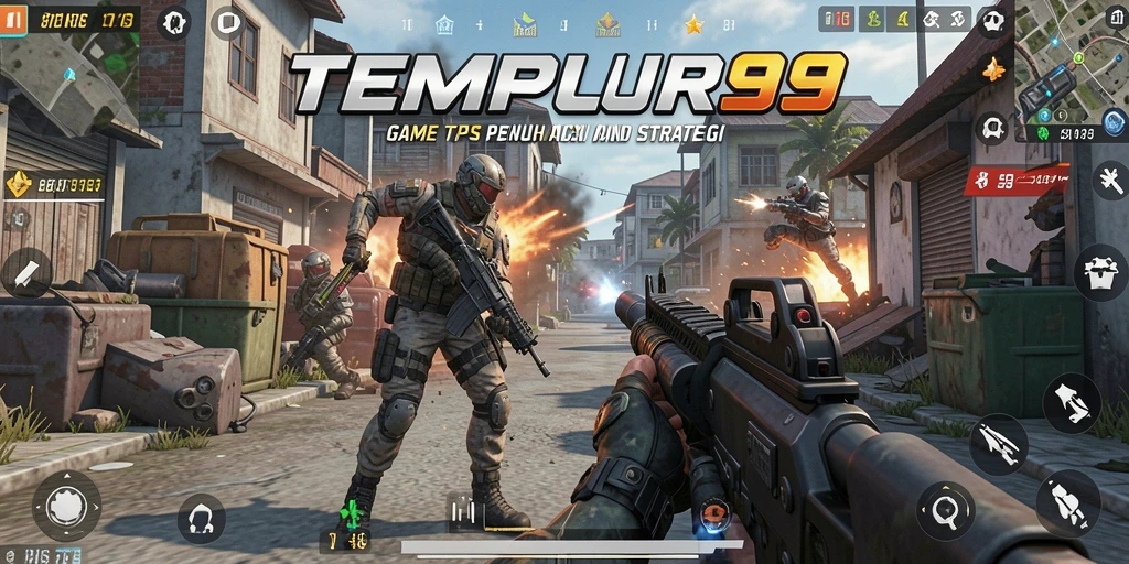 Gameplay TEMPUR99 yang intens dan penuh aksi.