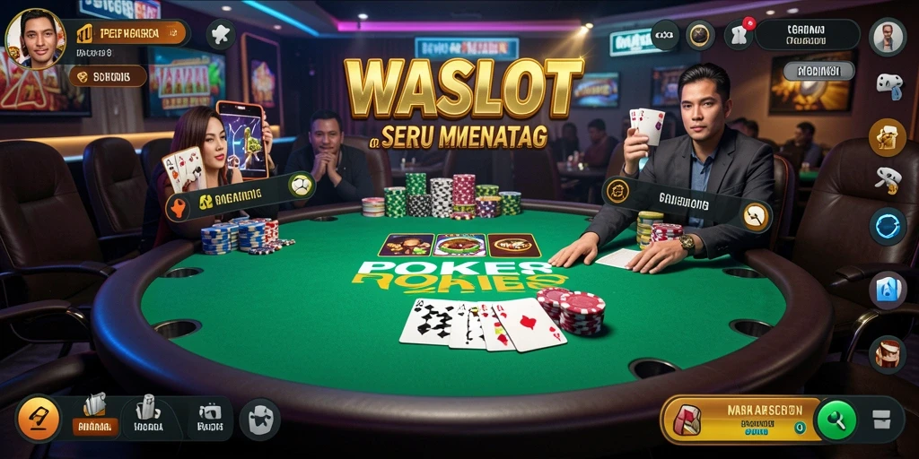 Pengalaman bermain Poker yang realistis dan menantang di WASLOT.